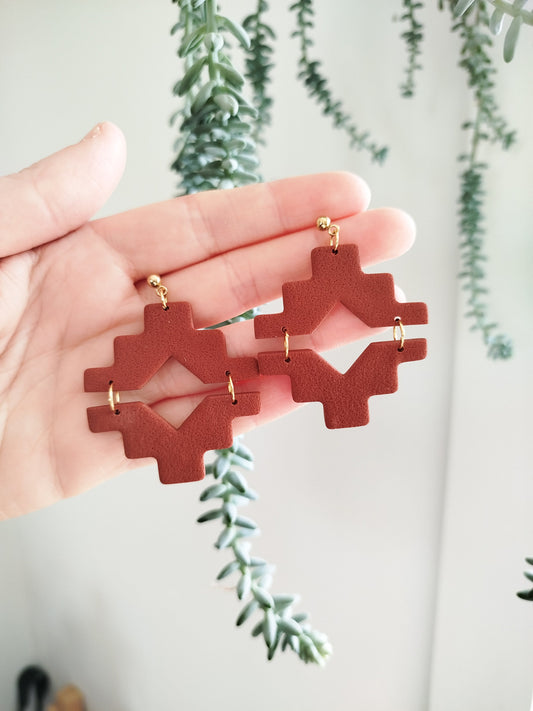 Boucles d'oreilles Atala personnalisables