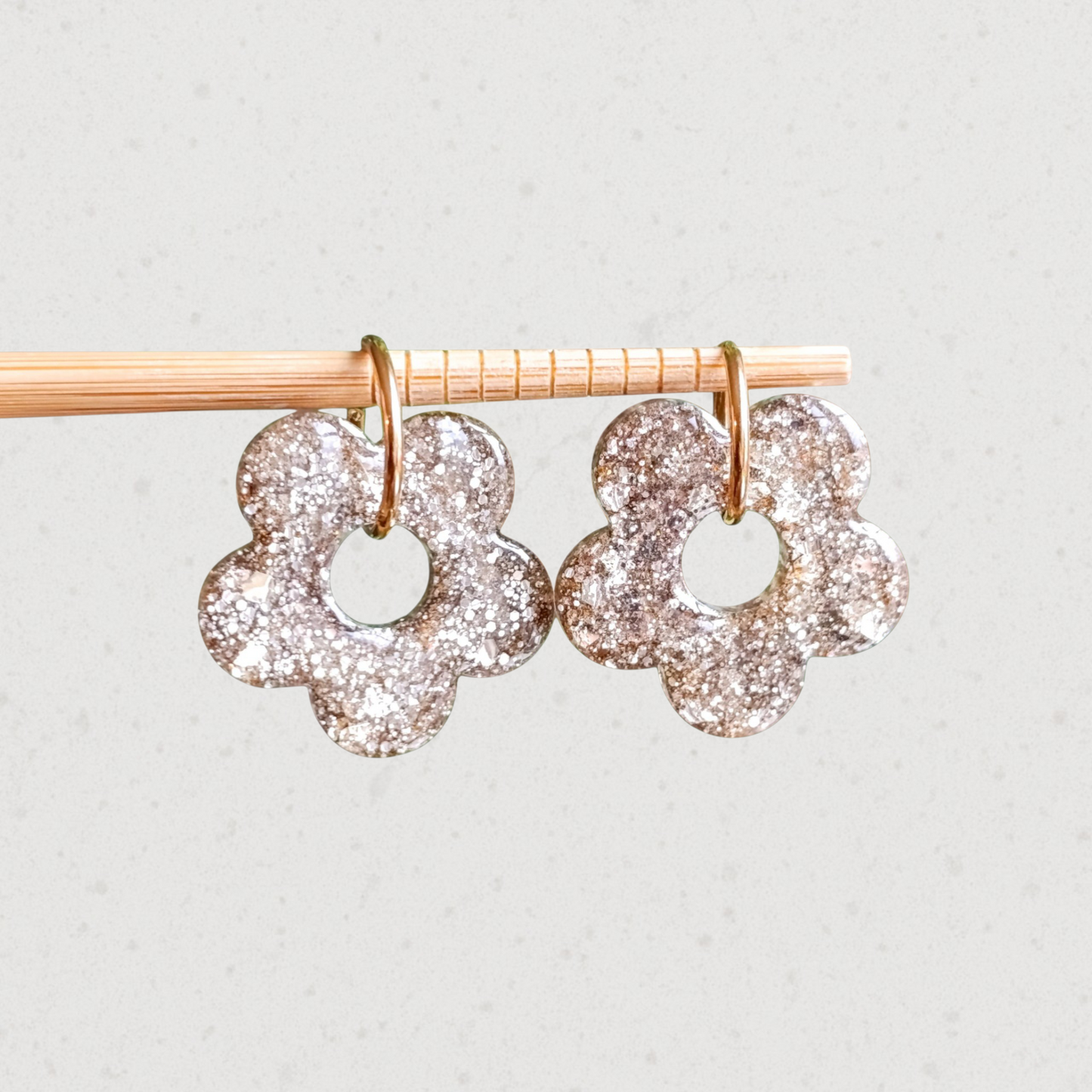 Pampilles resine paillettes