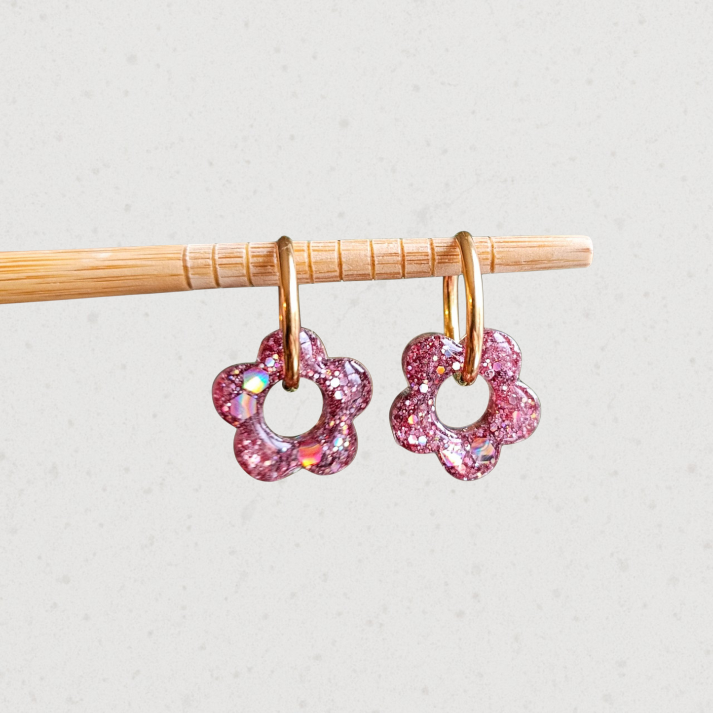 Pampilles resine paillettes